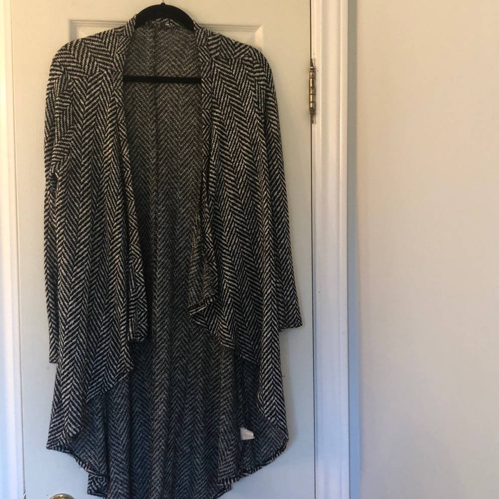Draped sweater